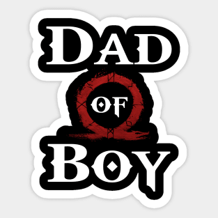 Dad of Boy Sticker